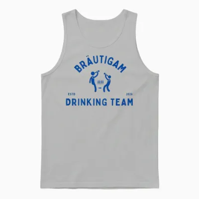 Bräutigam Drinking Team Jga Junggesellenabschied Party Motiv Unisex Tank Top - Ash