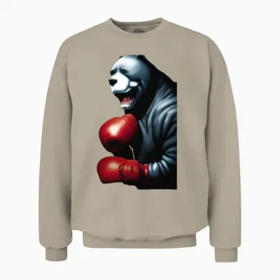 The Ice-Bear Boxer No. 1 Unisex Sweatshirt - Sand