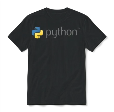 Python Unisex T-Shirt - Black