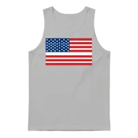 America Patriotic & 4th of July Unisex Tank Top - Ash – 1
