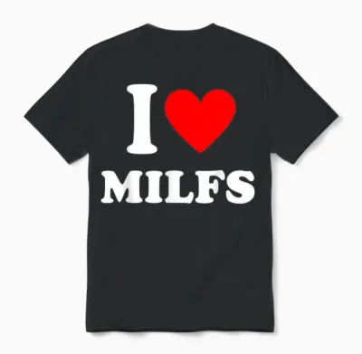 Ich Liebe Milfs Unisex T-Shirt - Black