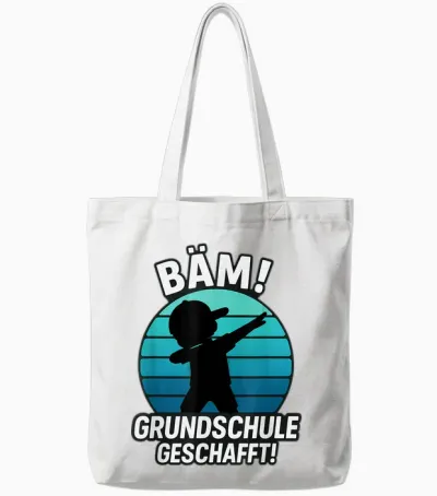 Bäm Grundschule Geschafft Grundschule Abschluss 2026 Tote Bags - White