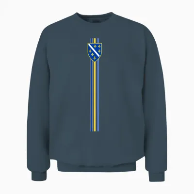 Bosnien Geschenk Flagge Bosnia Vintage Herzegowina Sarajevo Unisex Sweatshirt - Dark Heather