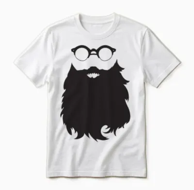 Beard Unisex T-Shirt - White