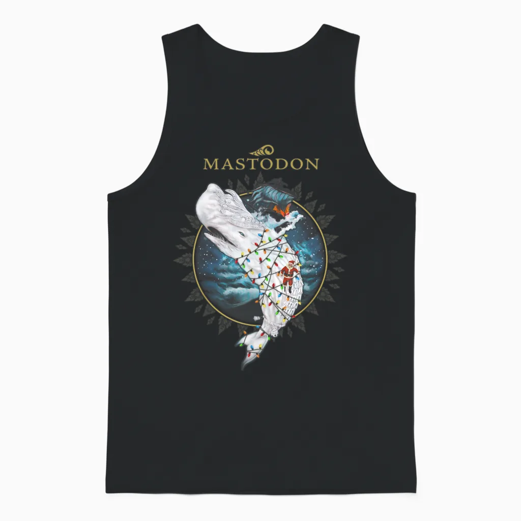 Mastodon Leviathan Holiday Unisex Tank Top in Black