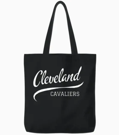Cavaliers Retro Tote Bags - Black