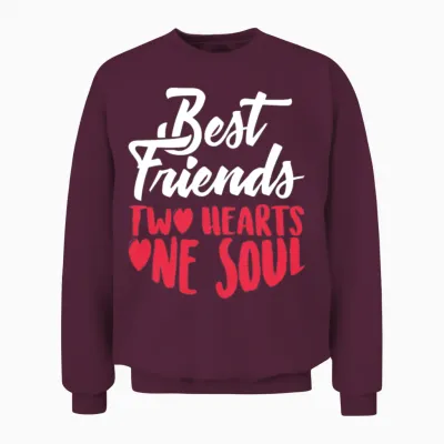 Best Friends Unisex Sweatshirt - Maroon