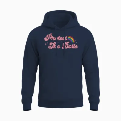 Protect Dolls, Gender Equality, Human Rights, Feminist Unisex Hoodie - Navy