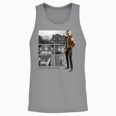 Resident Evil Requiem Grace Bp Unisex Tank Top - Sport Grey