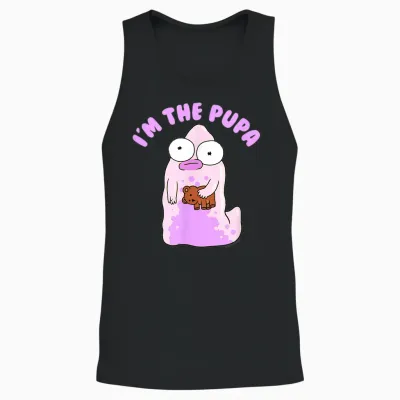 Solar Opposites I'm the Pupa Portrait Funny Cartoon Unisex Tank Top - Black