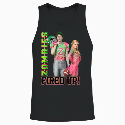 Disney - Zombies Fired Up Unisex Tank Top - Black