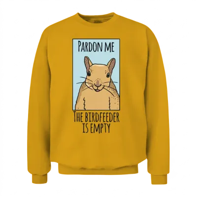 Squirrel Gag Funny Squirrel Lover Unisex Sweatshirt - Gold