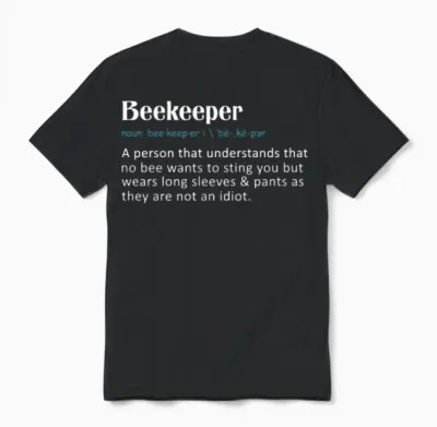 Funny Beekeeper Unisex T-Shirt - Black