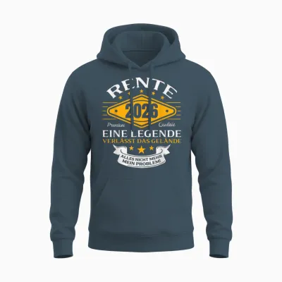 Rentner 2026 Legende Verlässt Das Gelände Ruhestand Unisex Hoodie - Dark Heather