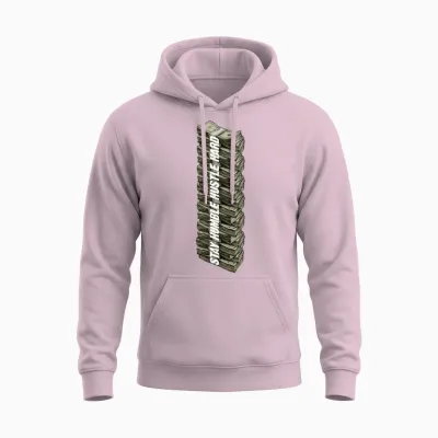 Stay Humble Hustle Hard Hip Hop Cash Money Entrepr Unisex Hoodie - Light Pink