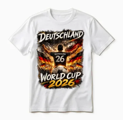 Fußball - Wm World Cup 2026 Deutschland Unisex T-Shirt - White