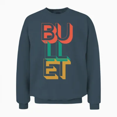 Retro Bullet Unisex Sweatshirt - Dark Heather