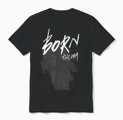 Lady Gaga Born This Way Musik Von Bravado Unisex T-Shirt - Black