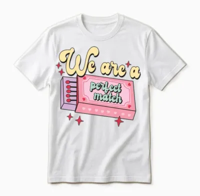 Retro Valentine Humor Unisex T-Shirt - White