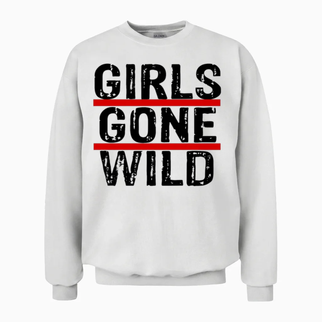 Girls Gone Wild Unisex Sweatshirt in White