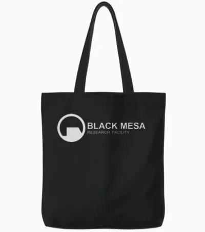 Black Mesa Research Facility Tote Bags - Black