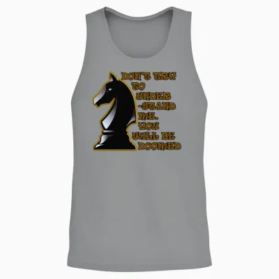 Alpha Chess Knight Unisex Tank Top - Sport Grey