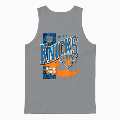 Joueur Officiel De La Nba Des New York Knicks Bloqué Unisex Tank Top - Sport Grey