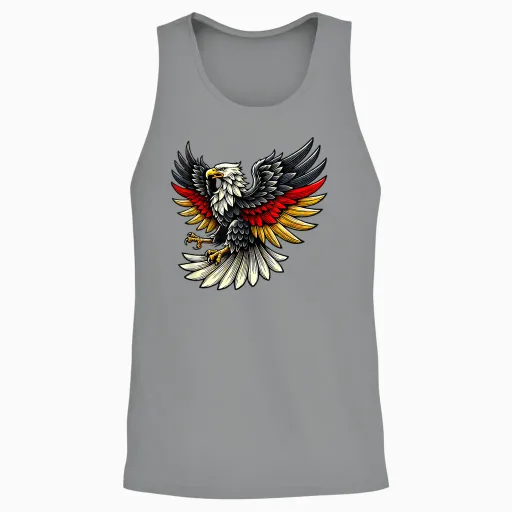 Patriotic German Eagle - Germany Unisex Tank Top - Sport Grey