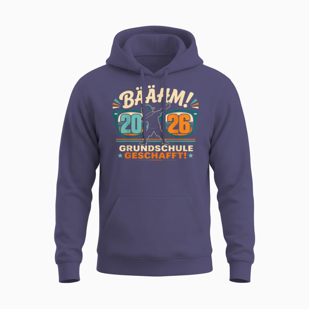 Grundschule Abschluss 2026 Junge Gymnasium Unisex Hoodie in Heather Sport Dark Navy
