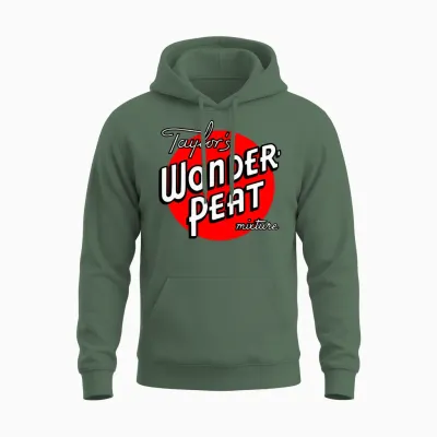 Taylor's Wonderpeat Retro Unisex Hoodie - Military Green