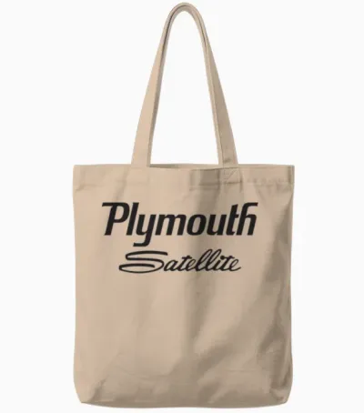 Plymouth Satellite Tote Bags - Natural
