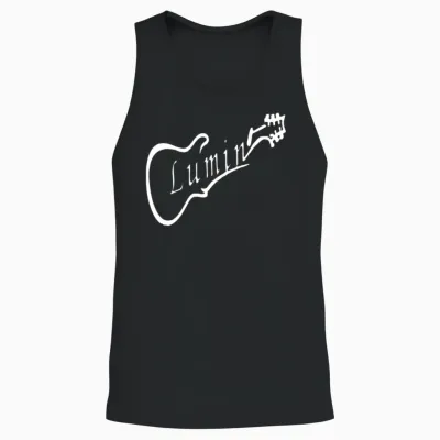 Lumin Official Logo Fan Merch Unisex Tank Top - Black