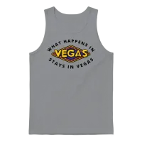 What Happens in Vegas Stays in Vegas Unisex Tank Top - Sport Grey – 1