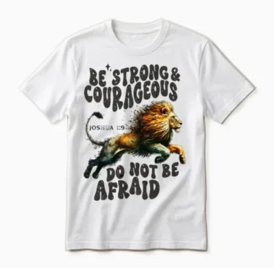 Most Searched #1 Bestselling Lion Unisex T-Shirt - White