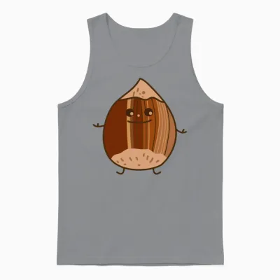 Funny Hazelnut Unisex Tank Top - Sport Grey