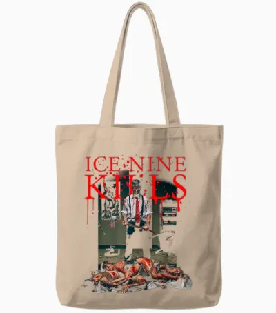 Ice Nine Kills - Bloody T-Shirt, Black Tote Bags - Natural