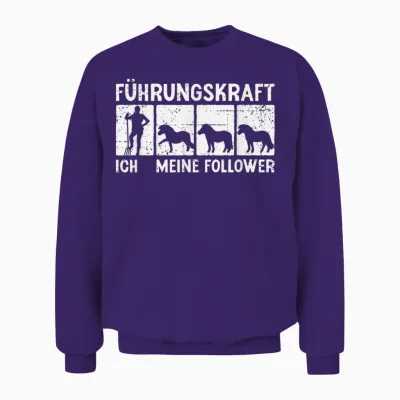 Führungskraft Shetty Shetland Pony Unisex Sweatshirt - Purple