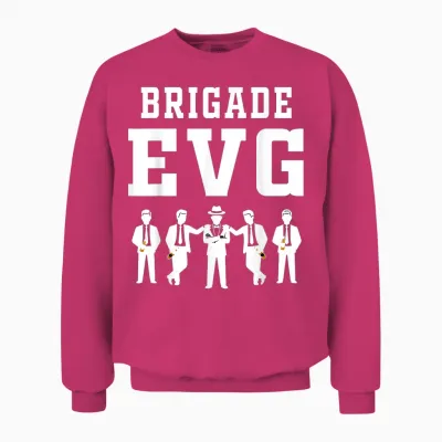 Brigade Evg Enterrement De Vie De Garçon Bière Unisex Sweatshirt - Heliconia