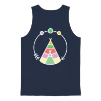 Boho Children — Aesthetic Unisex Tank Top - Navy – 1