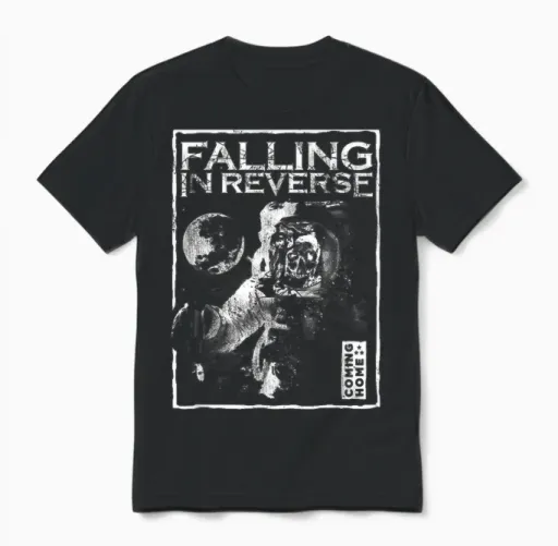 Falling in Reverse - Official Merchandise - Spacewalk Unisex T-Shirt in Black