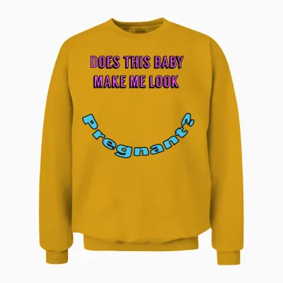Funny Pregnancy Unisex Sweatshirt - Gold