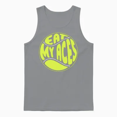 Tennis Funny Unisex Tank Top - Sport Grey