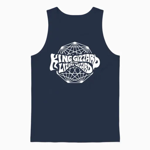 Gizzard and the Lizard Wizard Unisex Tank Top - Navy