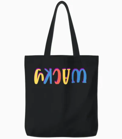 Wacky Costume Mismatch Day Outfit Tote Bags - Black