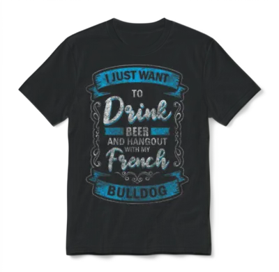 Bulldog Bulldog Dog Owner Hunting Dog Unisex T-Shirt - Black