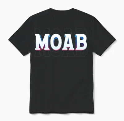 Retro - Moab Unisex T-Shirt - Black
