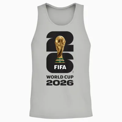 Kinder Fifa World Cup26 Fifa Gold Trophäe Unisex Tank Top - Ash