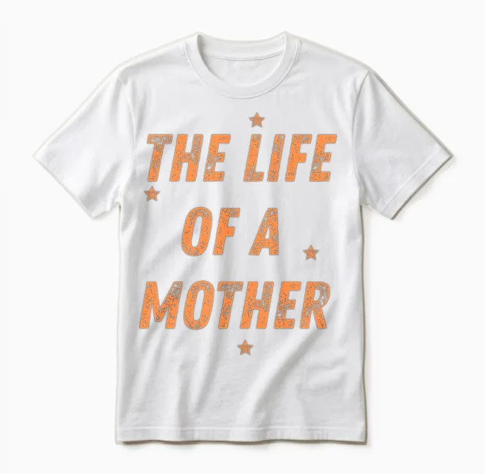 The Life of a Mother Showgirl Era Unisex T-Shirt in White