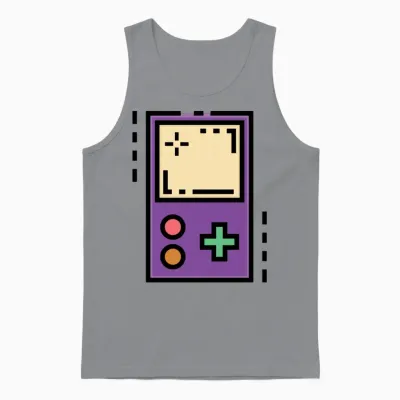 Retro Gaming On Unisex Tank Top - Sport Grey