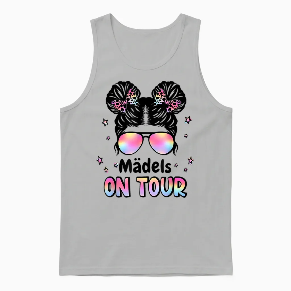 Mädels on Tour 2026 Party Machen Mit Den Mädels Mädelsabend Unisex Tank Top in Ash